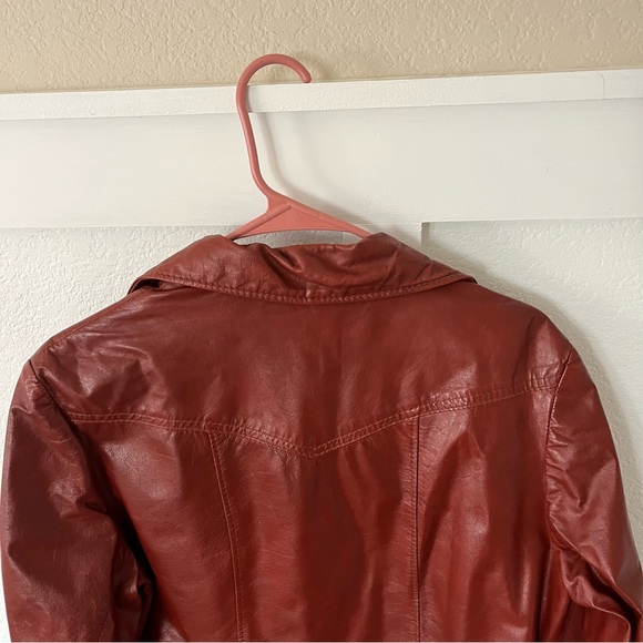 Vintage Garfin Leathers Kirk's Suede Life Women's 14 Leather Trench Coat - Picture 7 of 11